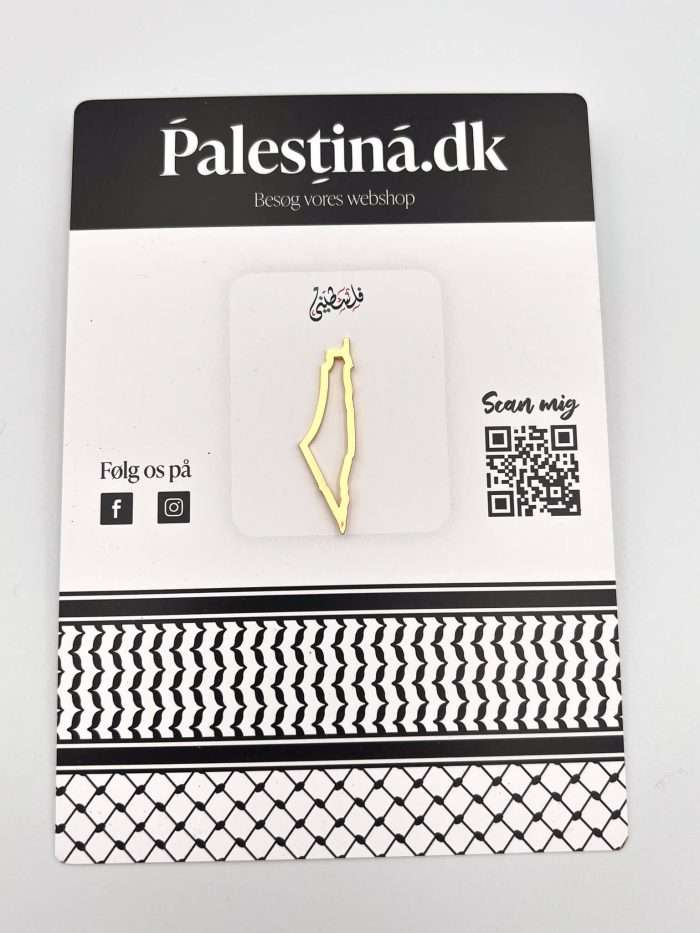 Palestina map guld